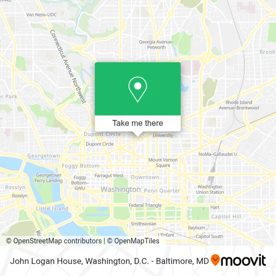 John Logan House map