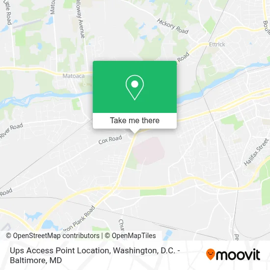 Ups Access Point Location map