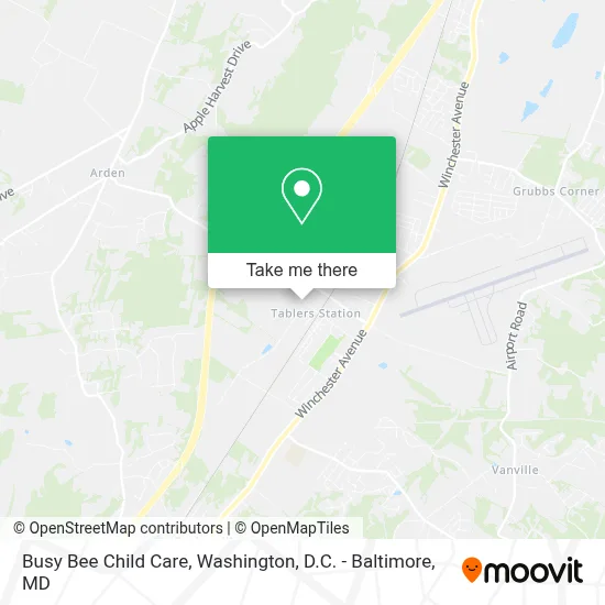 Busy Bee Child Care map