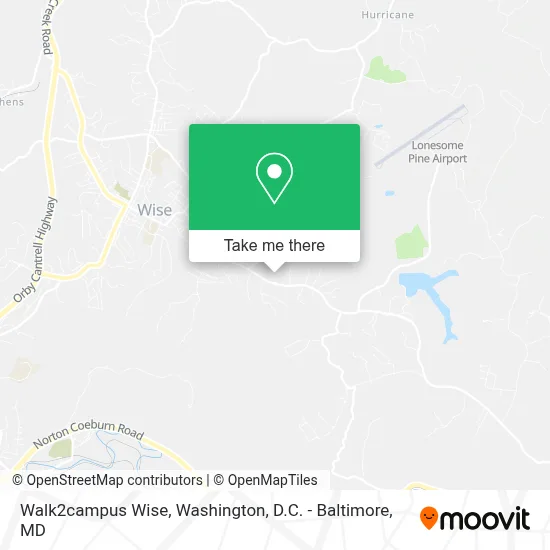 Walk2campus Wise map