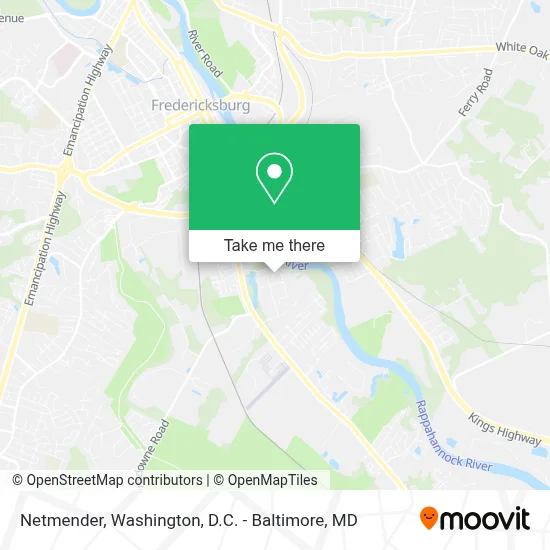 Netmender map