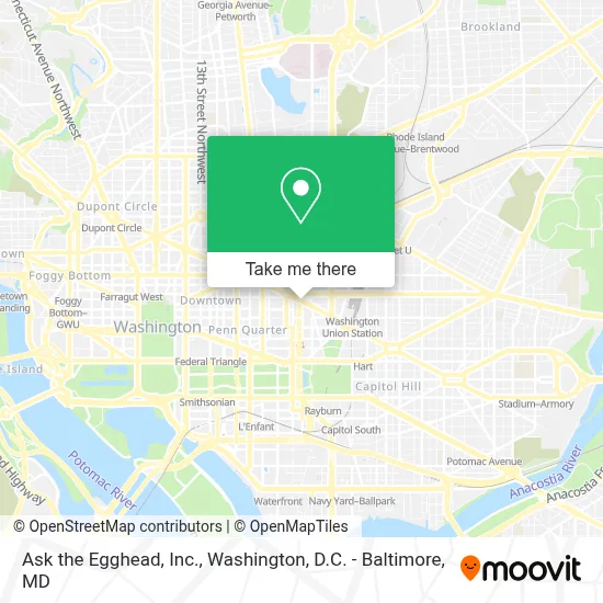 Ask the Egghead, Inc. map
