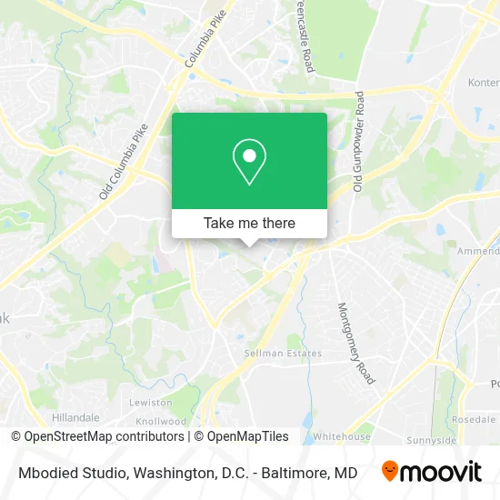 Mbodied Studio map