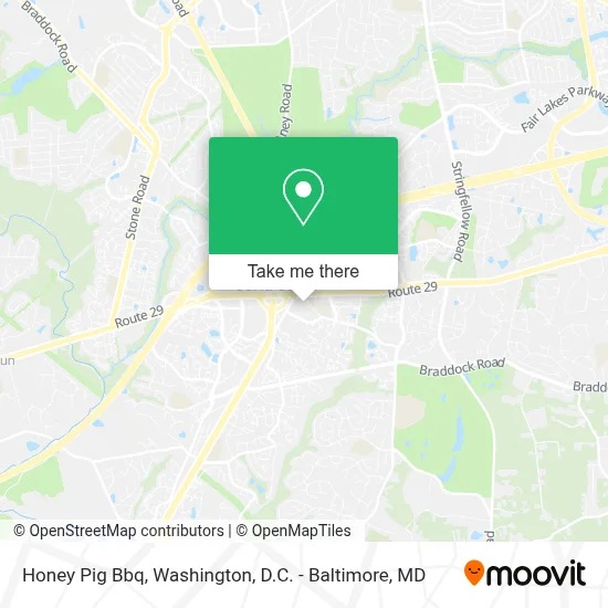 Honey Pig Bbq map