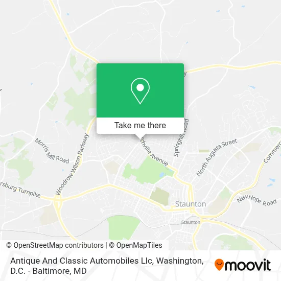 Antique And Classic Automobiles Llc map