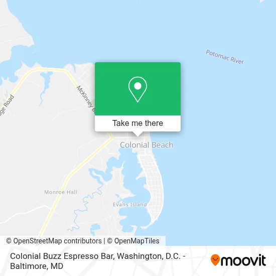 Colonial Buzz Espresso Bar map