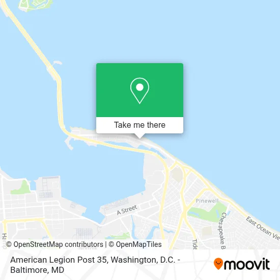 American Legion Post 35 map