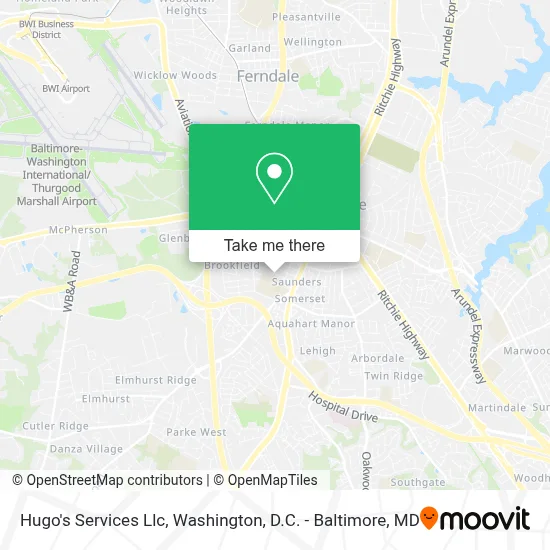 Hugo's Services Llc map