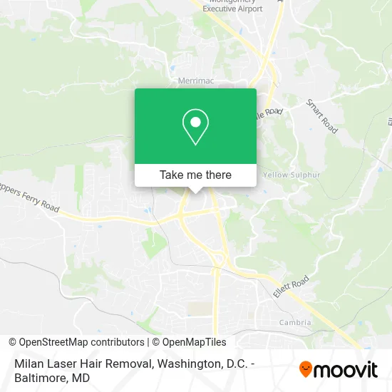 Milan Laser Hair Removal map