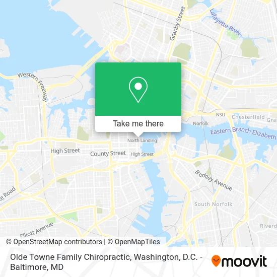 Olde Towne Family Chiropractic map