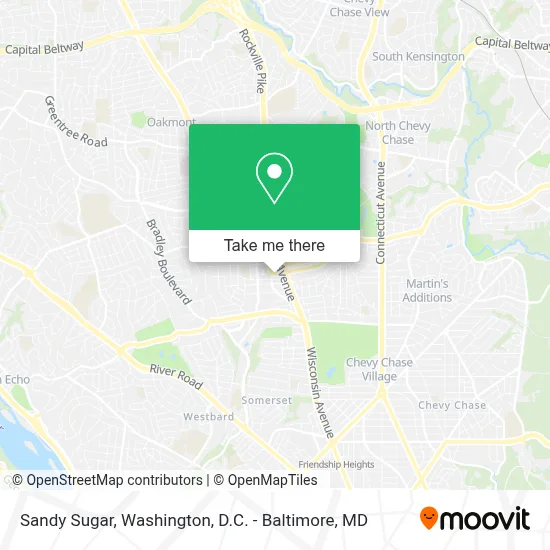 Sandy Sugar map
