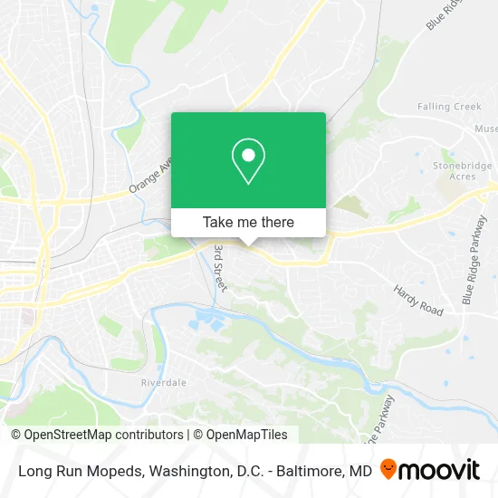 Long Run Mopeds map