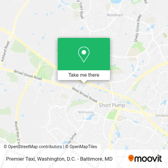 Premier Taxi map