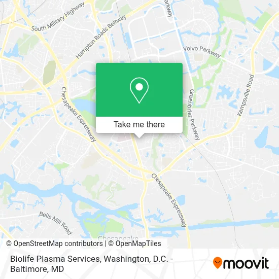 Biolife Plasma Services map