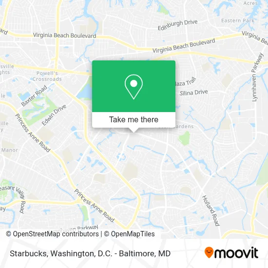 Starbucks map
