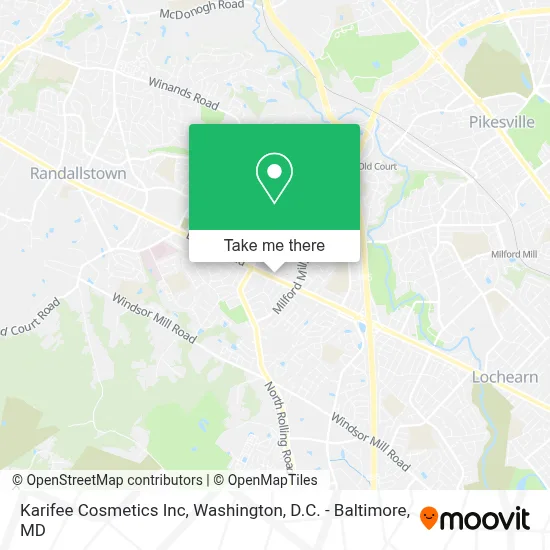 Karifee Cosmetics Inc map
