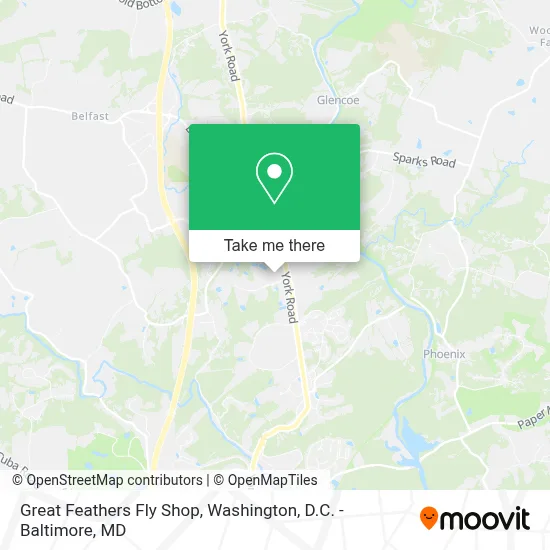 Great Feathers Fly Shop map