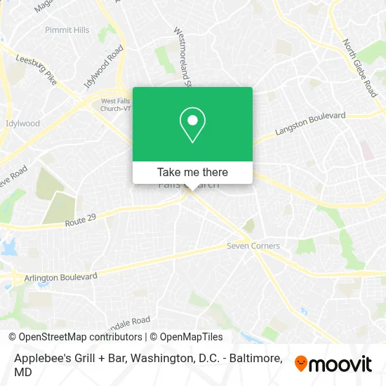 Applebee's Grill + Bar map