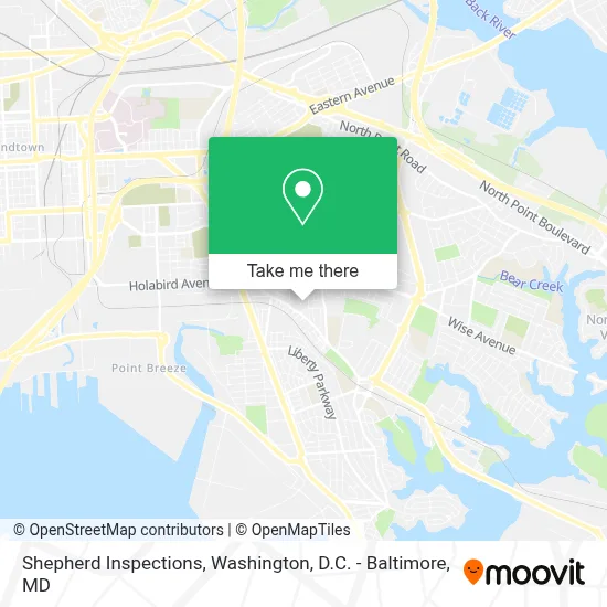 Shepherd Inspections map