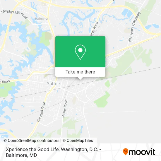 Xperience the Good Life map