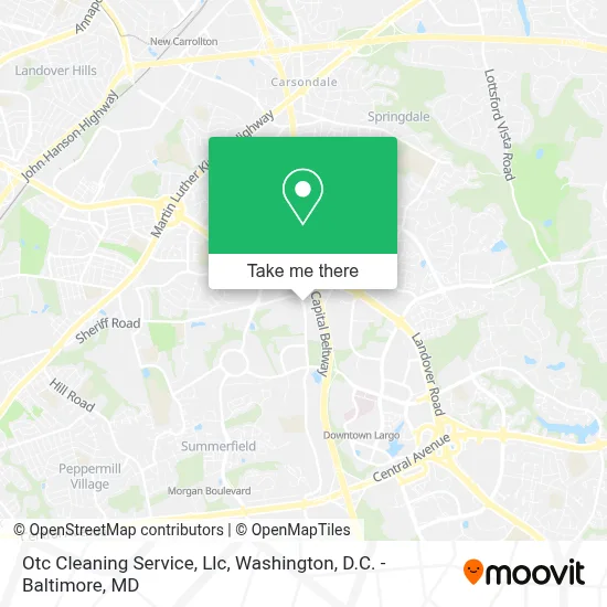 Otc Cleaning Service, Llc map