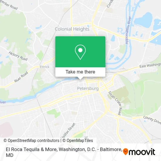 El Roca Tequila & More map