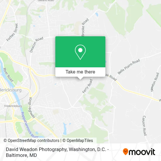 David Weadon Photography map