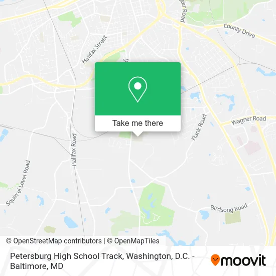Petersburg High School Track map