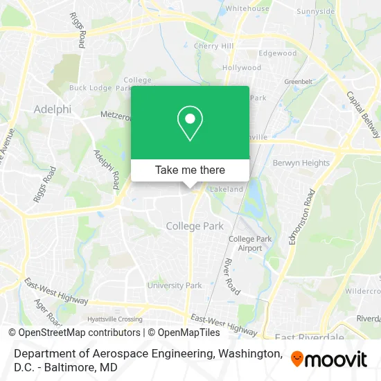 Department Of Aerospace Engineering map