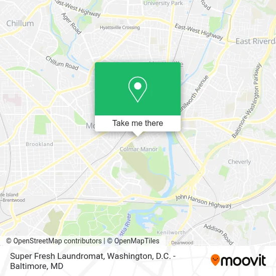 Super Fresh Laundromat map