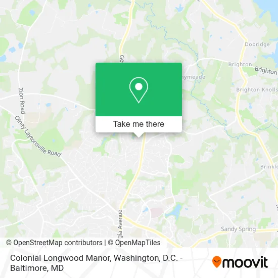 Colonial Longwood Manor map