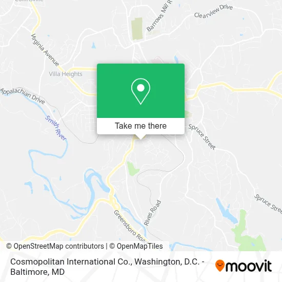 Cosmopolitan International Co. map