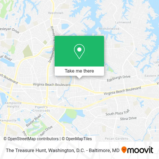 The Treasure Hunt map