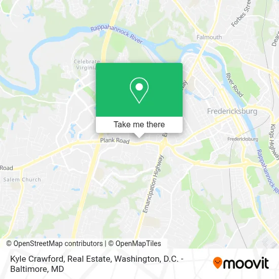 Kyle Crawford, Real Estate map