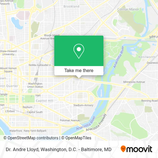 Dr. Andre Lloyd map