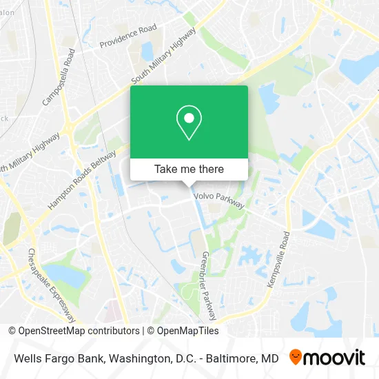 Wells Fargo Bank map