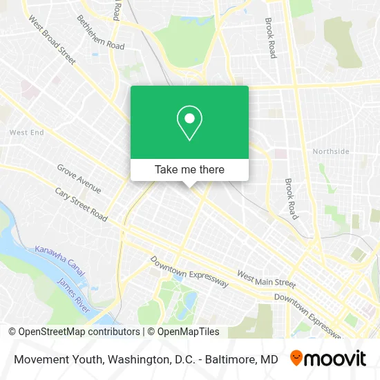 Movement Youth map