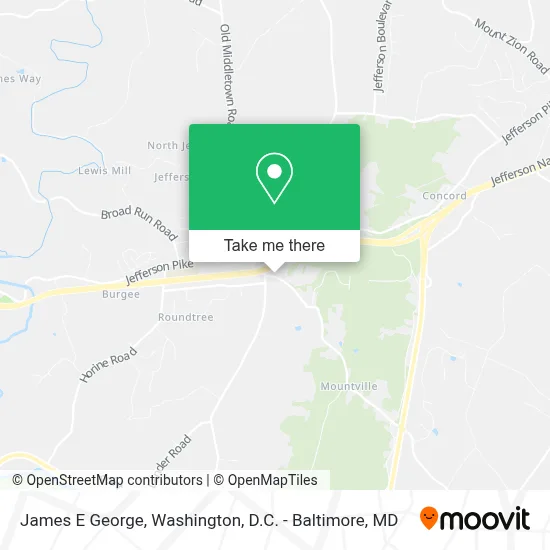 James E George map