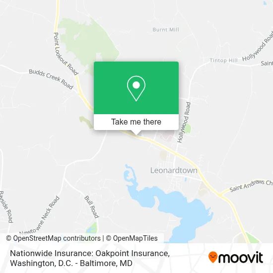 Nationwide Insurance: Oakpoint Insurance map