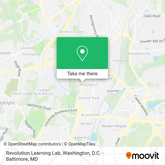 Revolution Learning Lab map