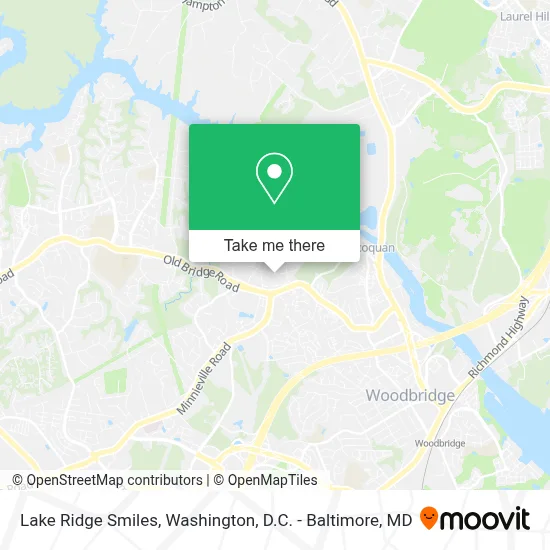 Lake Ridge Smiles map