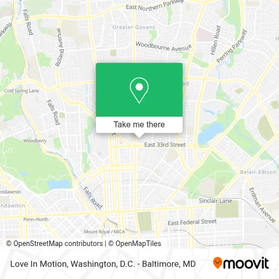 Love In Motion map