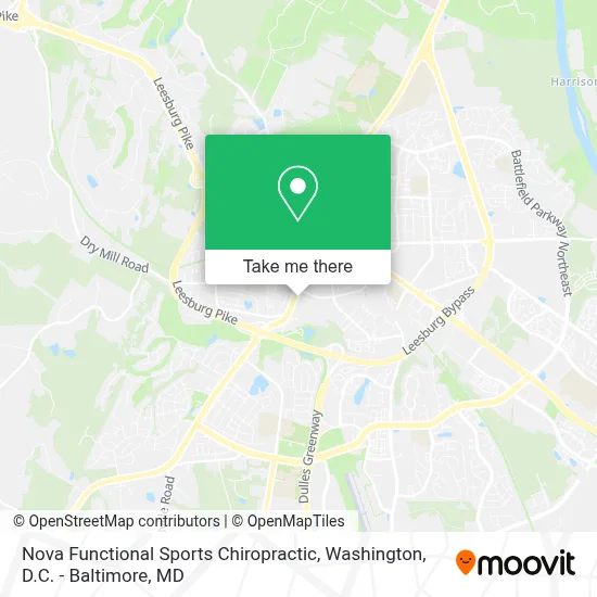 Nova Functional Sports Chiropractic map