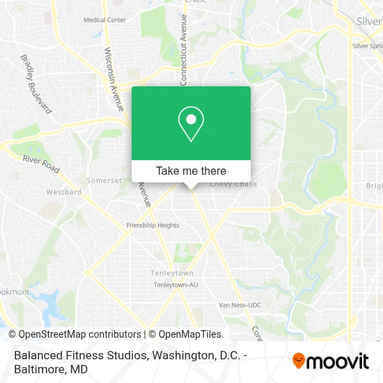 Balanced Fitness Studios map
