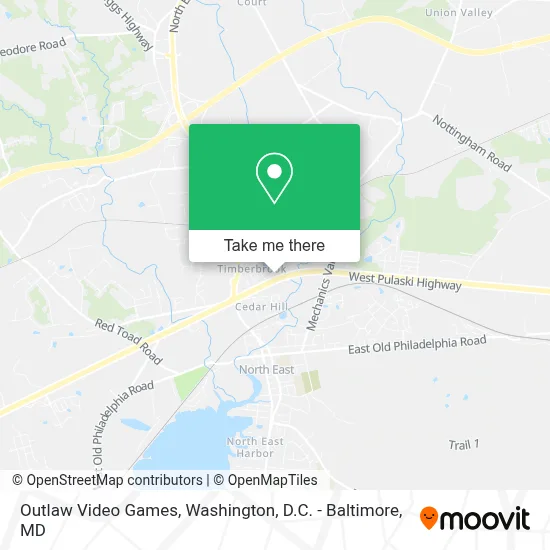 Outlaw Video Games map