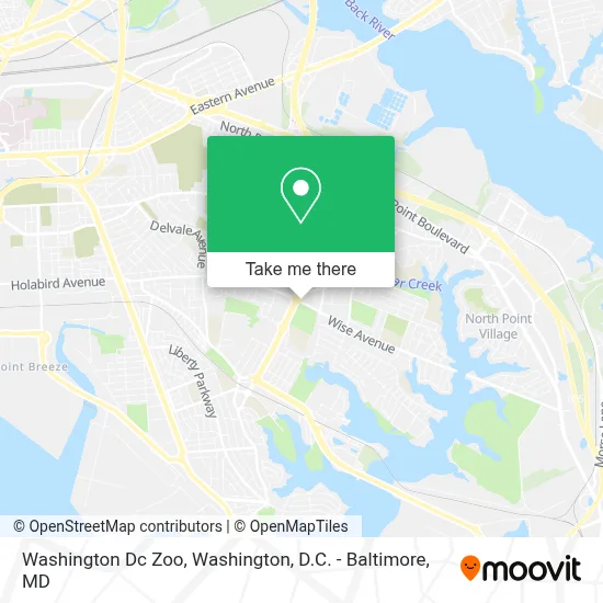 Washington Dc Zoo map