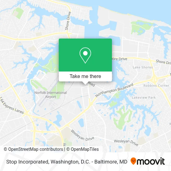 Stop Incorporated map