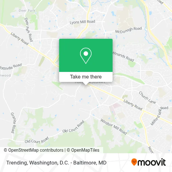 Trending map