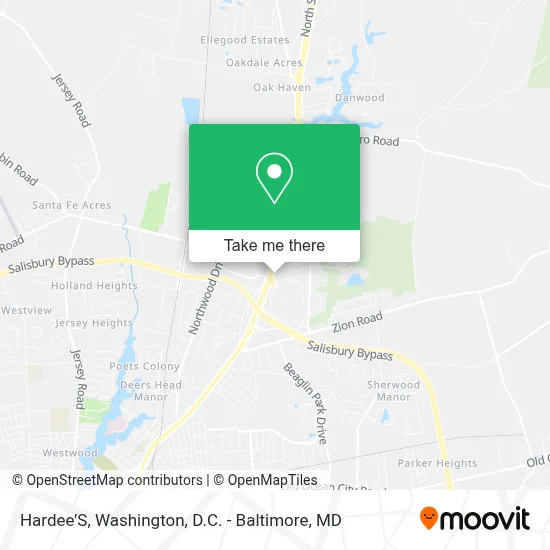 Hardee’S map