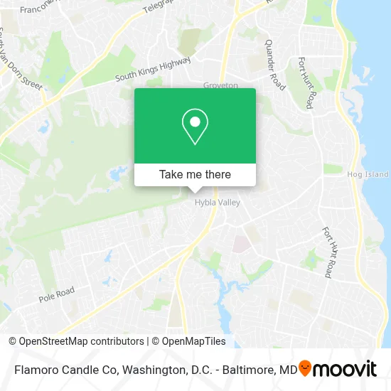 Flamoro Candle Co map